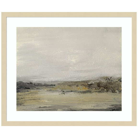 Amanti Art Misty Shoreline II Wood Framed Wall Art Print