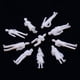 thumbnail image 5 of 100 Piezas 1: 100 HO N Miniatura de Modelo de Personas para Modelo de Tren Diorama Paisaje DIY Accesorios, Sin, 5 of 8