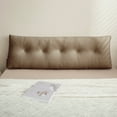 thumbnail image 4 of Lovote Wedge Headboard Reading Pillow 39" x 15.7" x 4.7" Triangular Bolster Backrest Support Cushion for Bed, Sofa, Daybed, Camel, 4 of 6