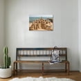thumbnail image 4 of Amazing Sandcastle on a Mediterranean Beach Stretched Canvas Wall Art by Philip Lange  Sold by ArtCom, 4 of 5