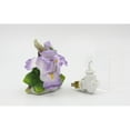 thumbnail image 3 of Ceramic Iris Flower Nightlight 4x4x6 Vintage  Nature, 3 of 5