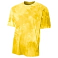 thumbnail image 2 of A4 Cloud Dye Tech Tee For Men in Gold | N3295, 2 of 2