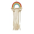 thumbnail image 2 of Organizador de Moños para el Cabello de Macramé Multicolor con Borlas de Encaje, Almacenamiento Colgante de Pared para Accesorios Capilares para Habitación de Niñas o Cuarto Infantil, 70 cm de alto, 2 of 8