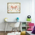 thumbnail image 2 of Stupell Industries Boho Folk Butterfly Insects Painting Gold Floater Framed Canvas Art Print Wall Art, 31 x 25, 2 of 9