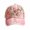 A-Light Pink3, variant on MuXiKeJi Clothes Pink Ribbon Cancer Awareness Hat Floral Print Baseball Cap Adjustable Fit Women Support Awareness Cap