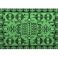 thumbnail image 1 of Ahgly Company Indoor Rectangle Southwestern Emerald Green Country Area Rugs, 7' x 10', 1 of 4