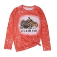 thumbnail image 4 of Tops de Mujer Camisas de Manga Larga Otoño Verano Tallas Grandes Casual Cuello Redondo Suelta Gradiente Impreso Blusa Odeerbi ODB148890, 4 of 6