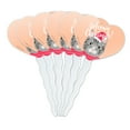 thumbnail image 1 of Meowy Merry Christmas Cat in Sweater and Hat Heart Love Cupcake Picks Toppers Decoration Set of 6, 1 of 7