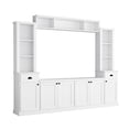 thumbnail image 3 of MAYEERTY Minimalist Entertainment Wall Unit - TV Stand for 75" TVs, Adjustable Shelves, 3 of 19