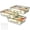 Beige, variant on Divided Serving Tray with Lid and Handles 8 Compartments Snack Box Container Charcuterie Organizer Snackle Box Container for Candy,Nuts，Fruits,Snacks,3 Pack,Beige