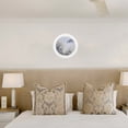 thumbnail image 3 of HERFIER Round Wooden Picture Frame 6.09x6.09x0.71in Wall Decor Hanging Photo Display Circle Frame, 3 of 8