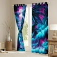 thumbnail image 3 of Castle Fairy Magical Dragon Blackout Curtains Set of 2 (52x84 Each),Animal Window Curtains, 3 of 6