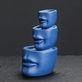 thumbnail image 5 of 1pc European Style Ceramic Backflow Incense Burner with 3 Faces, Home Decor Gift (Without Incense), 5 of 8