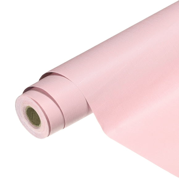 Uxcell Peel and Stick Wallpaper 22" x 394" Waterproof Cloth Contact Paper Rose Pink