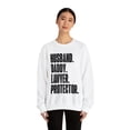 thumbnail image 3 of Lawyer Dad Fathers Day Birthday Ideas Sweatshirt, Gifts, Crewneck, 3 of 4