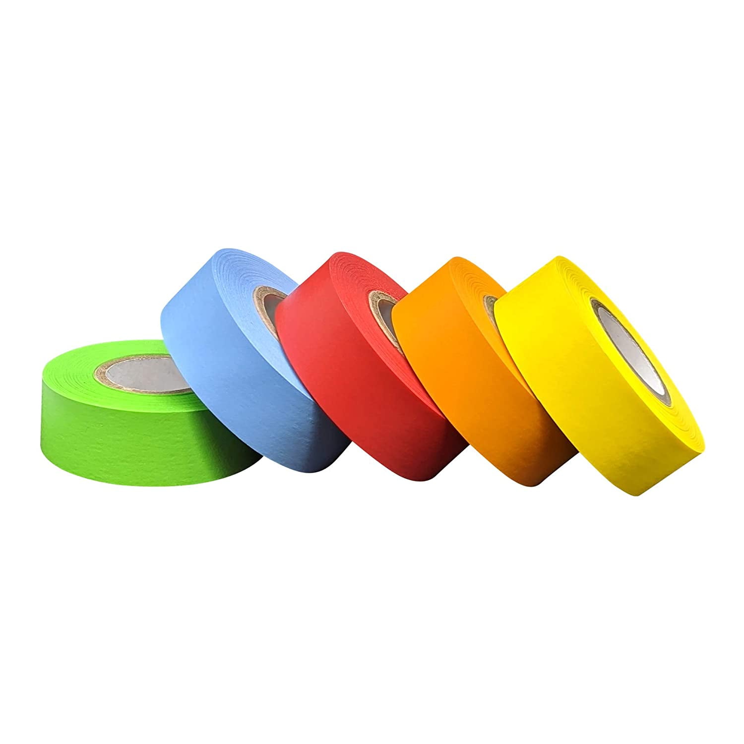 Lab Labeling Tape Variety Pack, 500" Length x 3/4" Width, 1 Inch Core