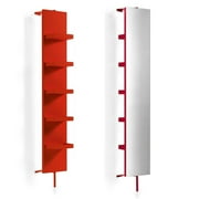 Ws Bath Collections Ciacole 8040 70-1/2" Metal Rotating Cabinet - Red