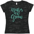 thumbnail image 3 of Inktastic Wedding Mother of the Groom in Teal Women's T-Shirt, 3 of 5