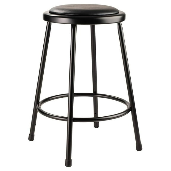 NPS 24" Heavy Duty Vinyl Padded Steel Stool