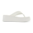 thumbnail image 4 of CUSHIONAIRE Women's Pippin Thong Platform Sandal with +Memory Foam, 4 of 5