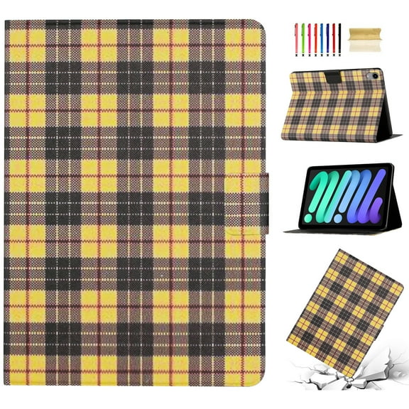 TECH CIRCLE for iPad 10th Generation Case 10.9" 2022, Full Body Protective Folio Smart Stand Case Cover with Wake/Sleep Feature for Apple iPad 10th Generation 10.9 Inch 2022,Yellow