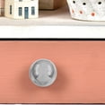 thumbnail image 7 of DINHEAROM Decorative Drawer Knobs Clown Nose Pull Silver Pp 12Pcs For Homeowners, 7 of 7