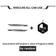 thumbnail image 4 of Dalazy 2Pcs Stickers Carbon Fiber Trim Headlight Cover Accessories Eyebrows Sticker Replacement for X5 F15 2014 2018, 4 of 6