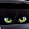 thumbnail image 3 of 2Pcs 3D Stereo Reflective Cat Eyes Car Sticker Creative Rearview Mirror Decal, 3 of 5