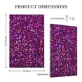 thumbnail image 3 of KLL Colourful Glitter Pattern Electrical Outlet Covers, 3" x 5" 1 Pack Electric Receptacle Plug Covers for Decorator Receptacle Outlet & Switch-Style V, 3 of 6