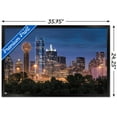 thumbnail image 3 of Texas - Dallas Skyline Wall Poster, 22.375" x 34" Framed, 3 of 6