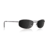 Caribbean Sun Rx'able Unisex Polarized Sport Sunglasses, Martinique, Gunmetal, 55-18-132