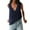 z-250715-1-Blue, variant on SNKSDGM Female Summer Beach Tank Tops for Women Tank Top for Women Plus Size 3X New V Neck Sleeveless Solid Color Vest T Shirt Border Foreign Trade Casual Women's Wear Xxxl