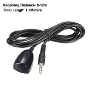 2pcs 3.5mm IR Remote Control Receiver Extension 1.5m 10-18m Receiving Distance