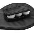 thumbnail image 4 of Table Tennis Bat Bag Waterproof Ping Pong Paddle Bat Pouch Ball Case(Black), 4 of 8