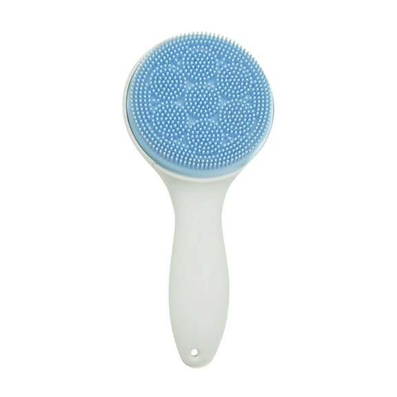 Acdanc Face Scrubber Soft Facial Cleansing Brush Face Exfoliator for All Skin Types Blue