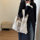 thumbnail image 3 of Bolso de mano tejido GEEK para mujer, bolso de hombro tejido, diseño lujoso, bolso de mano moderno de gran capacidad, bolso de viaje bohemio para mujer, nuevo, 3 of 5