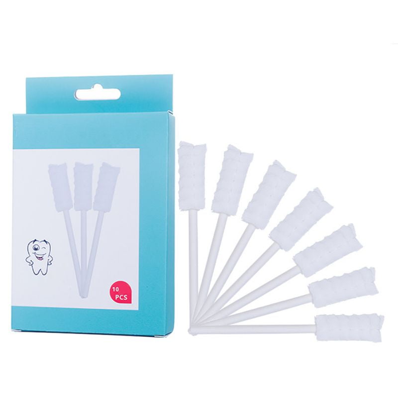 Big Clearance! 10pcs Infant Oral Cleaning Brush Foodgrade Soft Mouth
