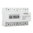 thumbnail image 4 of Medidor de electricidad de fase, medidor de energía trifásico Monitor de uso de electricidad Medidor de electricidad Altamente versátil, 4 of 8