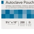thumbnail image 4 of McKesson Autoclave Pouches, Self-Sealing, Steam and Ethylene Oxide Sterilizers, 5 1/4 in x 10 in, 200 Count, 1 Pack, 4 of 6