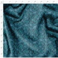 thumbnail image 4 of Soimoi Silky Satin Fabric Material, 1 Yard - 42" Inch Width, Green - Floral Print - Soft Shiny Fabric For Dress, Pillowcases, Pajamas, Evening Dress, Diy, 4 of 6