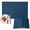 Midnight Indigo, variant on Grass Green Placemats Set of 6, Rustic Farmhouse Solid Color Washable Wipeable Table Mats for Dining Tables, Indoor Outdoor Kitchen Place Mats for Holiday Party Table Decor