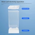 thumbnail image 2 of EastVita Desktop Betta Fish Tank with LED Light, Adjustable Light Isolation Small Aquarium, Mini Plastic Fish Tank with Dimmable Lighting, Betta Fish Tank for Home Decor, 2 of 8