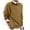 Khaki, variant on Women's Casual Collared 2 in 1 Pullover Tops Long Sleeve Plus Size Round Neck Solid Color Knit Warm Sweaters