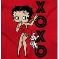 thumbnail image 2 of Retro Betty Boop XOXO Puppy Love Women Plus Size Sweatshirt Brisco Brands 2X, 2 of 5