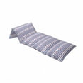 thumbnail image 4 of Christmas Floor Pillow Lounger Cover, Traditional Folkloric Knit Style Image Holiday Seasonal Design Celebration Theme, Nap Mat Printed Fabric Case for 5 Pillows, 88" x 36", Red Blue, by Ambesonne, 4 of 5