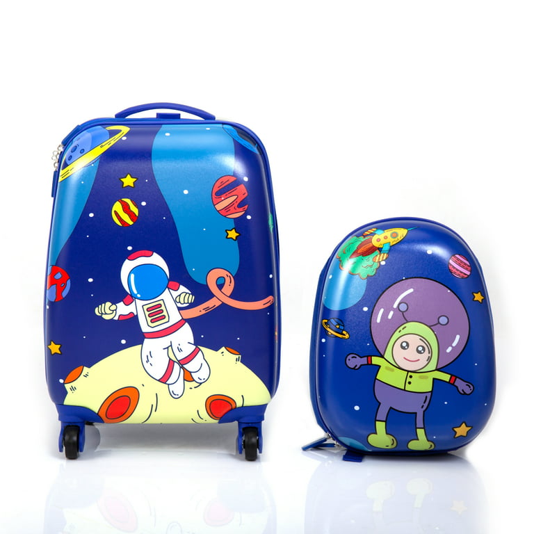 2 PCS Kids Luggage Set, 12\ Backpack and 16\ Spinner Case with 4 Uni – My  Little One