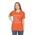 thumbnail image 5 of Funny Valentine's Tee | Things That I Love: Tacos, You, Naps & Coffee, 5 of 10