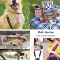 thumbnail image 4 of Yuyamidu Pink Strawberry Car Interior Sets Car Front Back Seat Covers Steering Wheel Cover Seatbelt Shoulder Pad Trash Bin Flowers Rearview Mirror Protective Cover Coasters Keychain 13 Pcs, 4 of 7