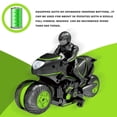 thumbnail image 4 of Motos Télécommandées Jouet Roues d'Action 360 Degrés Moto Cascade Rotative Jouets de Course pour Enfants (Vert), 4 of 8