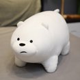 thumbnail image 3 of Bare Bear Plush Toys Children Stuffed Animals Cartoon Figure Plush Panda Doll Pillow Soft Cute Plush Birthday Gift For Kids, 3 of 5